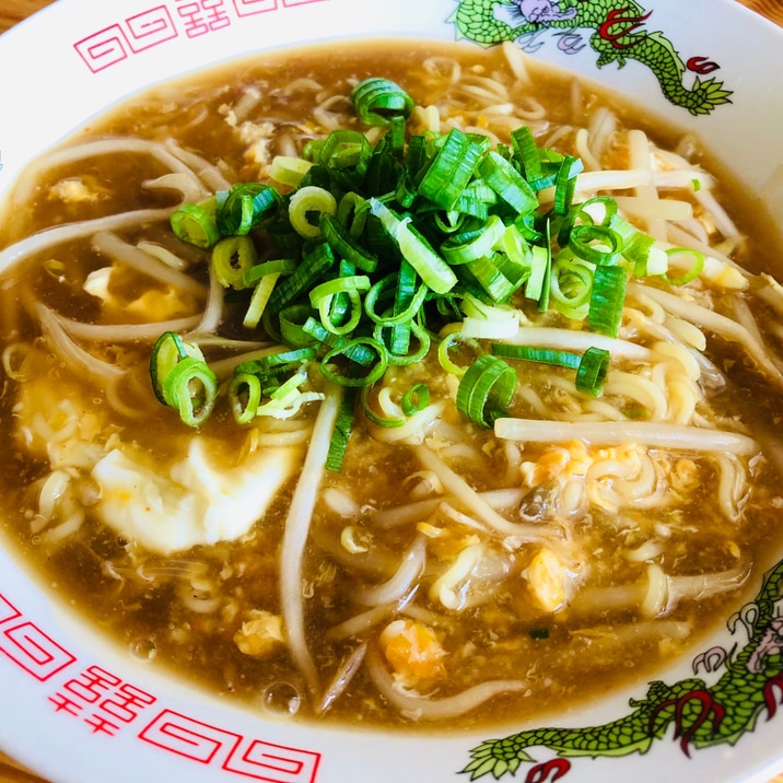 簡単で本当に美味しい!☆もやしあんかけラーメン